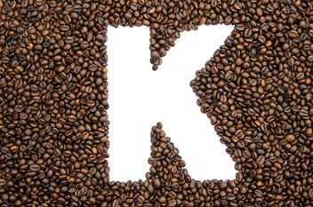Alphabet of coffee beans - Kostenloses image #451903